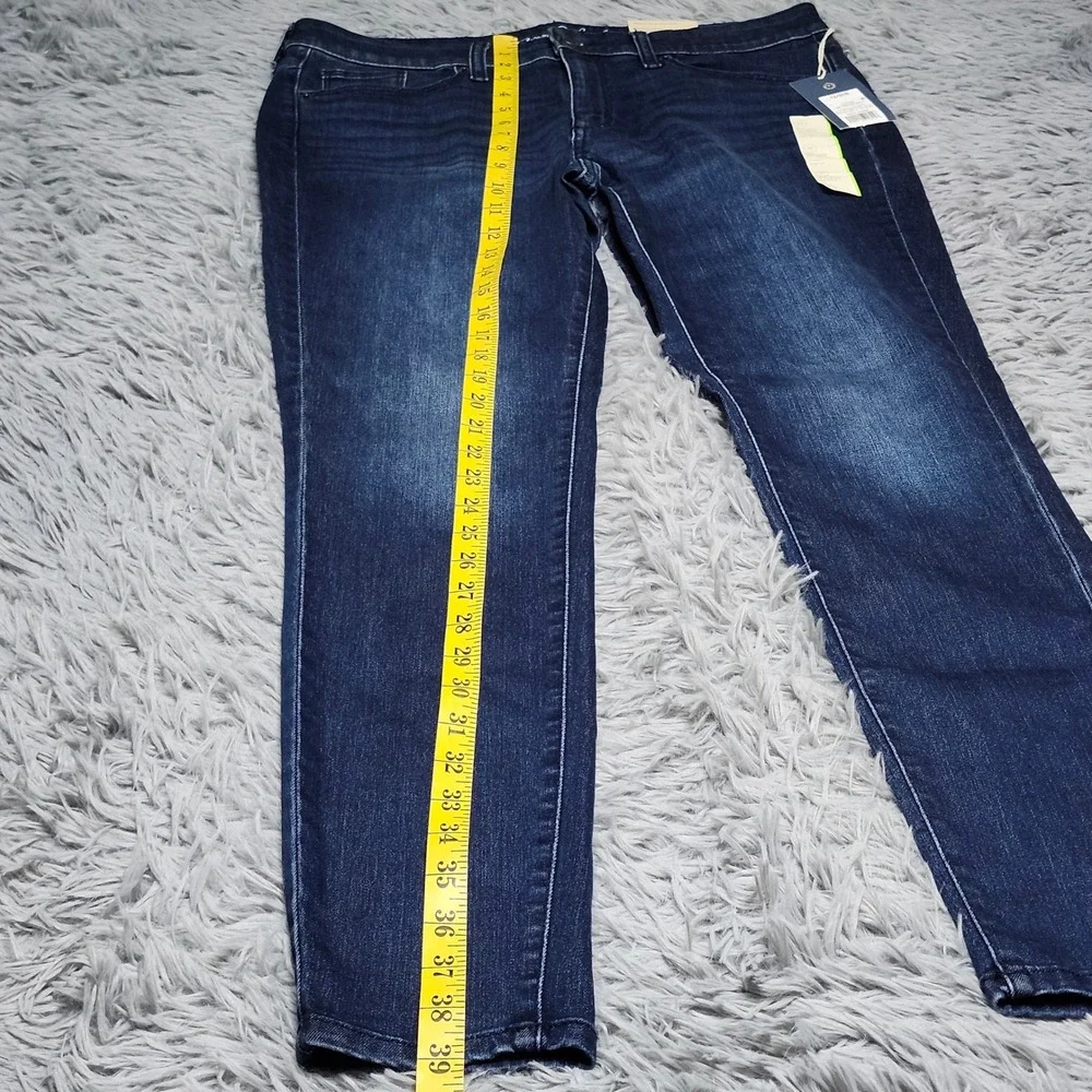 Universal Thread Skinny Jeans‎ Womens 12 12/31 Dark Blue Denim Mid Rise NWT New